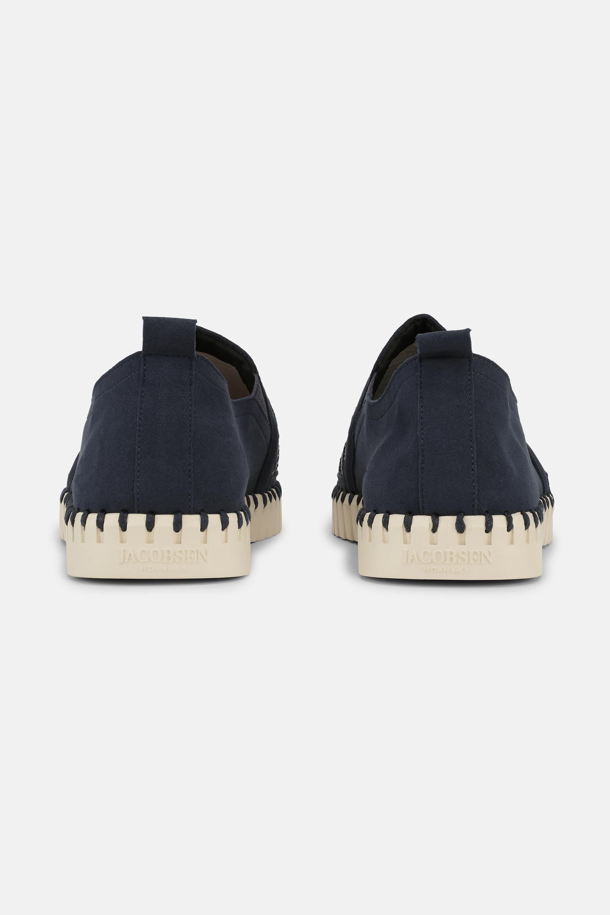 Komfortable Herresko - Dark Indigo Pearled Ivory